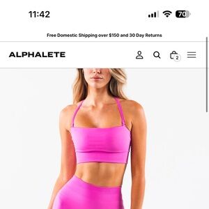 Alphalete sports bra